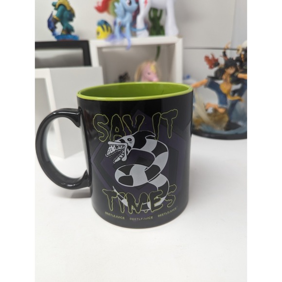 Other - New Official Beetlejuice Sandworm Coffee Cup Mug 20oz Say It‎ Three Times HTF